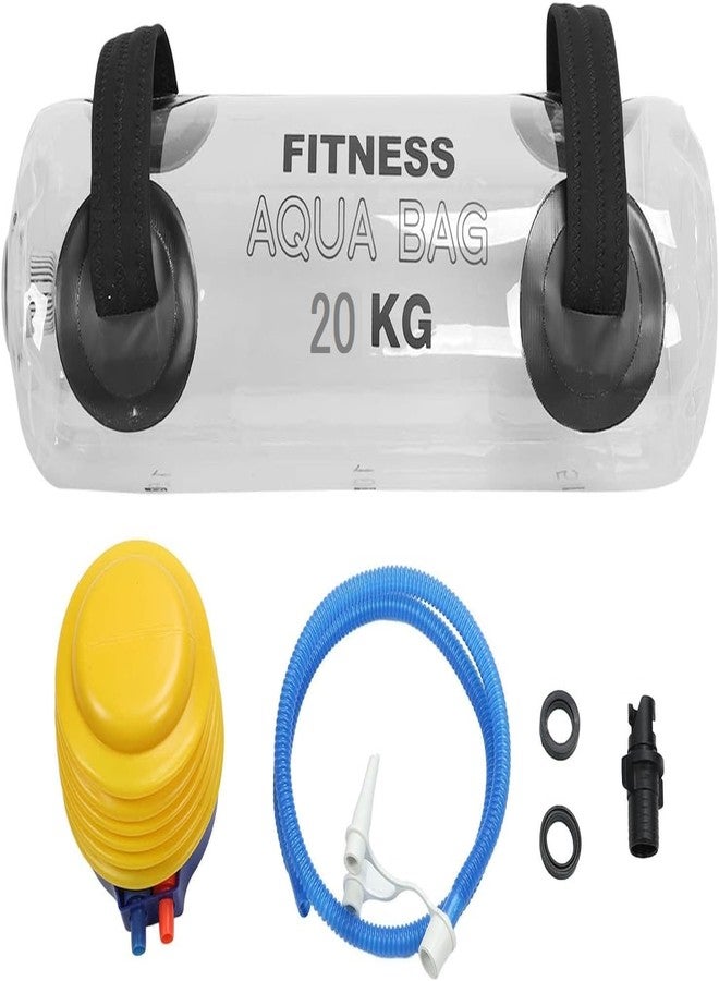 Drofail Portable Foldable Water-Filled Inflatable Weight Bag, 20kg (Transparent) - Image 3